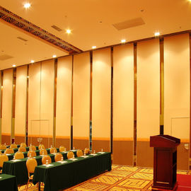 Decorative Meeting Room Acoustic Movable Partition Walls / Sliding Aluminium Door