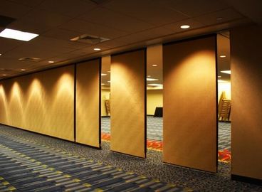 Acoustic Folding Door Partition No Floor Track Sliding Folding Partition For Banquet Hall