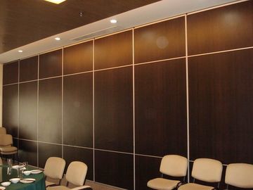 Ballroom Acoustic Folding Sliding Movable Partition Walls Wooden Material