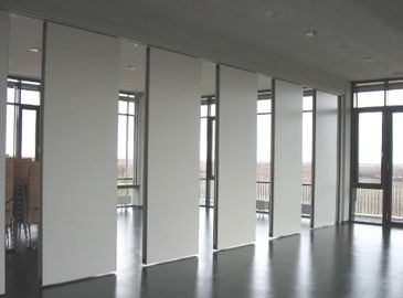 Sound Proofing Hotel Folding Partition Walls With Rails And Rollers