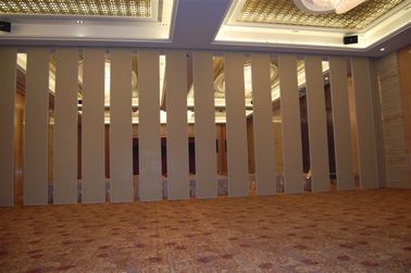 Water - Proof MDF Material Movable Partitions Wall For Ballroom Customized Color