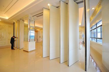 Aluminum Sound Proofing Folding Partition Walls , Movable Sliding Office Doors