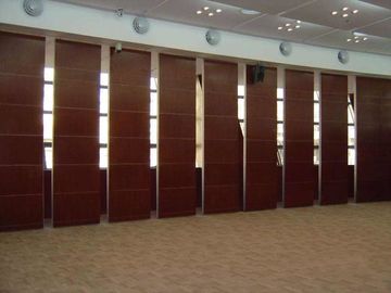 Commercial Mdf Board Hanging System Movable Room Dividers With Aluminium Track Wheels