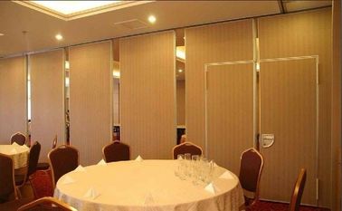 Wooden Board Malaysia Folding Partition Walls , Commercial Acoustic Room Divider Wall