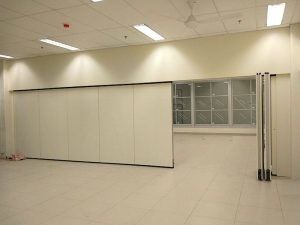 100 mm Thickness Banquet Hall Movable Wall Board / Folding Sliding Partition Walls