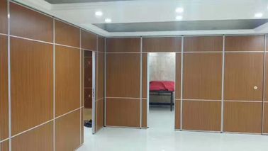 MDF Board Sliding Folding Partition Walls / Great Hall Mobile Room Dividers