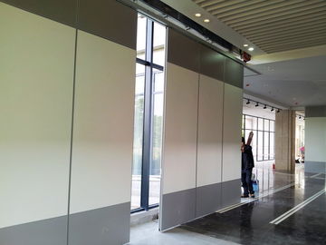 Auditorium Folding Partition Walls / Decorative Melamine Board Sliding Room Dividers