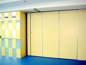 Auditorium Folding Partition Walls / Decorative Melamine Board Sliding Room Dividers