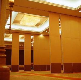 Movable Sliding Sound Proof Partitions Fire Resistant Melamine Surface