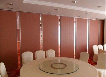 Movable Sliding Sound Proof Partitions Fire Resistant Melamine Surface