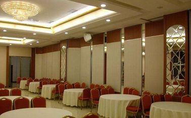 Melamine Finished Almirah Wooden Partition Wall Aluminium Frame For Bnaquet Hall