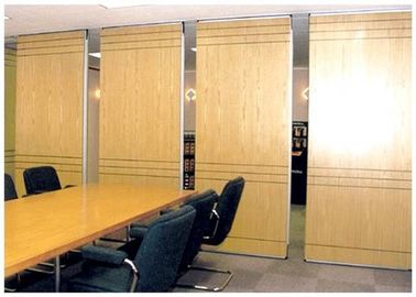 Aluminum Frame Operable Wooden Interior Folding Partition Walls For Reception Hall