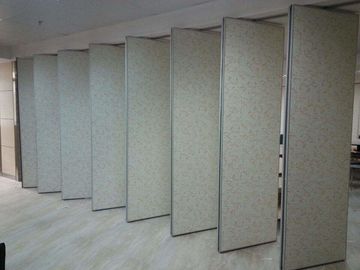 Aluminium Commercial Sliding Door Folding Partition Walls MDF Board Finished for Great Hall