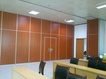 Acoustic Sliding Folding Partition Walls , Anti Noise And Fire Resistant Wall Panels