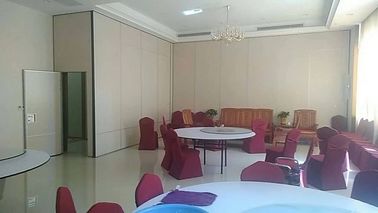 Conference Room Movable Partition Walls , 65 mm Sliding Door Roller Soundproof Room Dividers