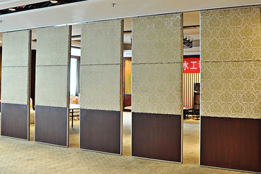 Fabric Surface Sliding Operable Movable Partition Walls For Hotel Banquet Hall