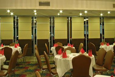 Fabric Surface Sliding Operable Movable Partition Walls For Hotel Banquet Hall