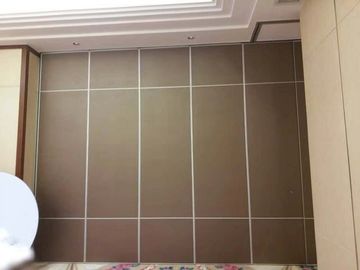 Finished Melamine Decorative Wooden Partition Wall / Folding Sliding Doors