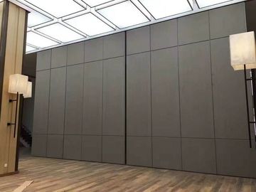 Finished Melamine Decorative Wooden Partition Wall / Folding Sliding Doors