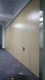 Aluminium Frame Top Hanging Roller Sliding Track Acoustic Partition Walls for Conference Room