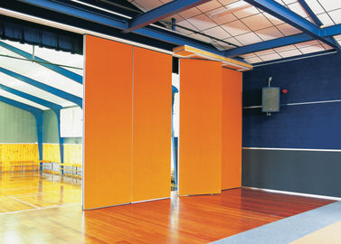 Malaysia Wooden Movable Sliding Partition Walls for Restaurant 85 mm Width