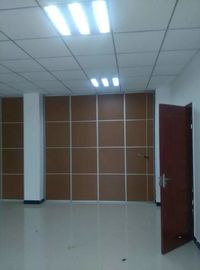 Acoustic Moving Sound Proof Room Divider Flexible Aluminium Track For Office