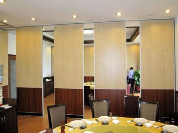 Hotel Banquet Hall Acoustic Movable Partitions Walls / Folding Sliding Gate