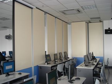 Aluminium Track Roller Melamine Surface Portable Room Divider Sliding Folding Partition Walls