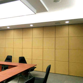 Commercial Folding Door Movable Sound Proof Office Partition Walls Melamine Surface