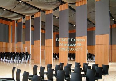 Movable Wooden Soundproof Folding Room Sliding Partition Walls For Banquet Hall Acoustic