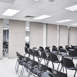 Commercial Wooden Aluminum Acoustic Room Dividers / Office Folding Panel Partitions