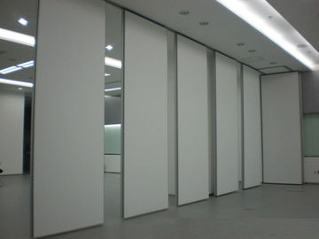 Classroom Sliding Partition Walls / Melamine board Aluminum Folding Door