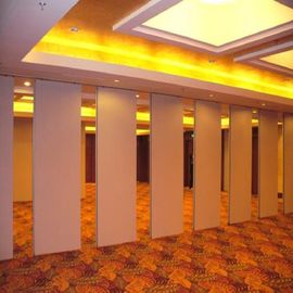 Interior Commercial Folding Movable Wooden Partition Wall Panel Width 1230 mm