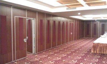 Acoustic Fabric Commercial Operable Partition Walls 6m Height