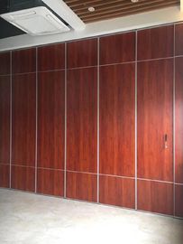 Multi Color Wood Sound Proof Partitions with Aluminium Profile / Sliding Room Dividers