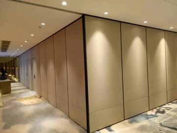 Melamine Surface Interior Door Sliding Wall Track MDF Movable Partition for Indian Restaurant