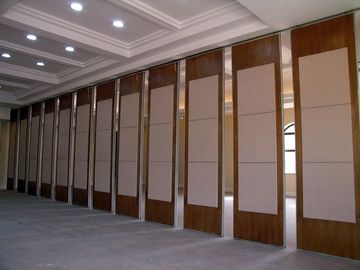 Hotel Acoustic Rolling Operable Folding Partition Walls With Pass Doors