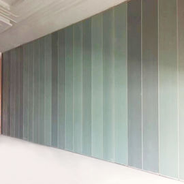 Multi Color Melamine Surface Sliding Partition Walls Commercial Position