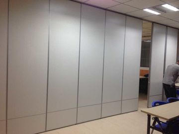 Classroom Sliding Wall Dividers / Banquet Hall Soundproof Operable Partition Walls