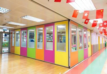 Movable Operable Sliding Folding Partition Walls For Classroom 85mm Width