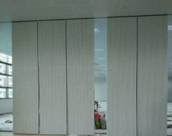 Multi Color Wooden Hanging Partition Wall / Acoustic Sliding Folding Room Dividers