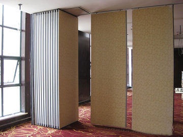 Movable Wooden Soundproof Folding Partition Walls for Banquet Hall 3 1 / 4 inch Width