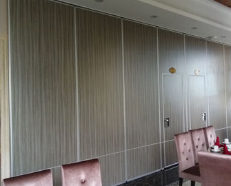 Fireproof Commercial Melamine Office Sliding Partition Walls Environmental Protection