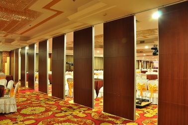 Sound Proof Movable Aluminum Partition Wall / Banquet Room Dividers