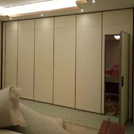 Wooden Folding Panel Partitions / Temporary Room Dividers 17 Meter Height