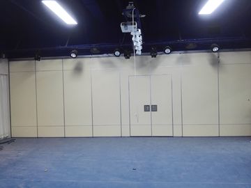 Interior Wooden Sound Proofing Acoustic Room Dividers / Folding Partition Wall