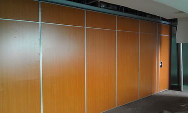 Wooden Folding Panel Partitions / Temporary Room Dividers 17 Meter Height