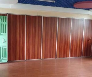 Foldable Floor to Ceiling Acoustic Room Dividers / Sliding Partition Wall Panels 1200mm Width