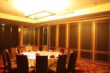 Removable Wall Restaurant Movable Room Partition MDF Board + Aluminium Material