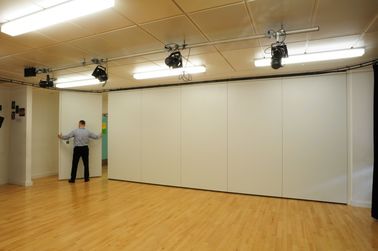 Acoustic Decorative Operable Sliding Movable Partition Walls 500 - 1230 MM Width